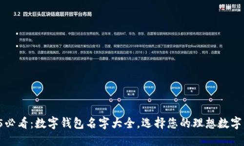 2025必看:数字钱包名字大全,选择您的理想数字钱包!